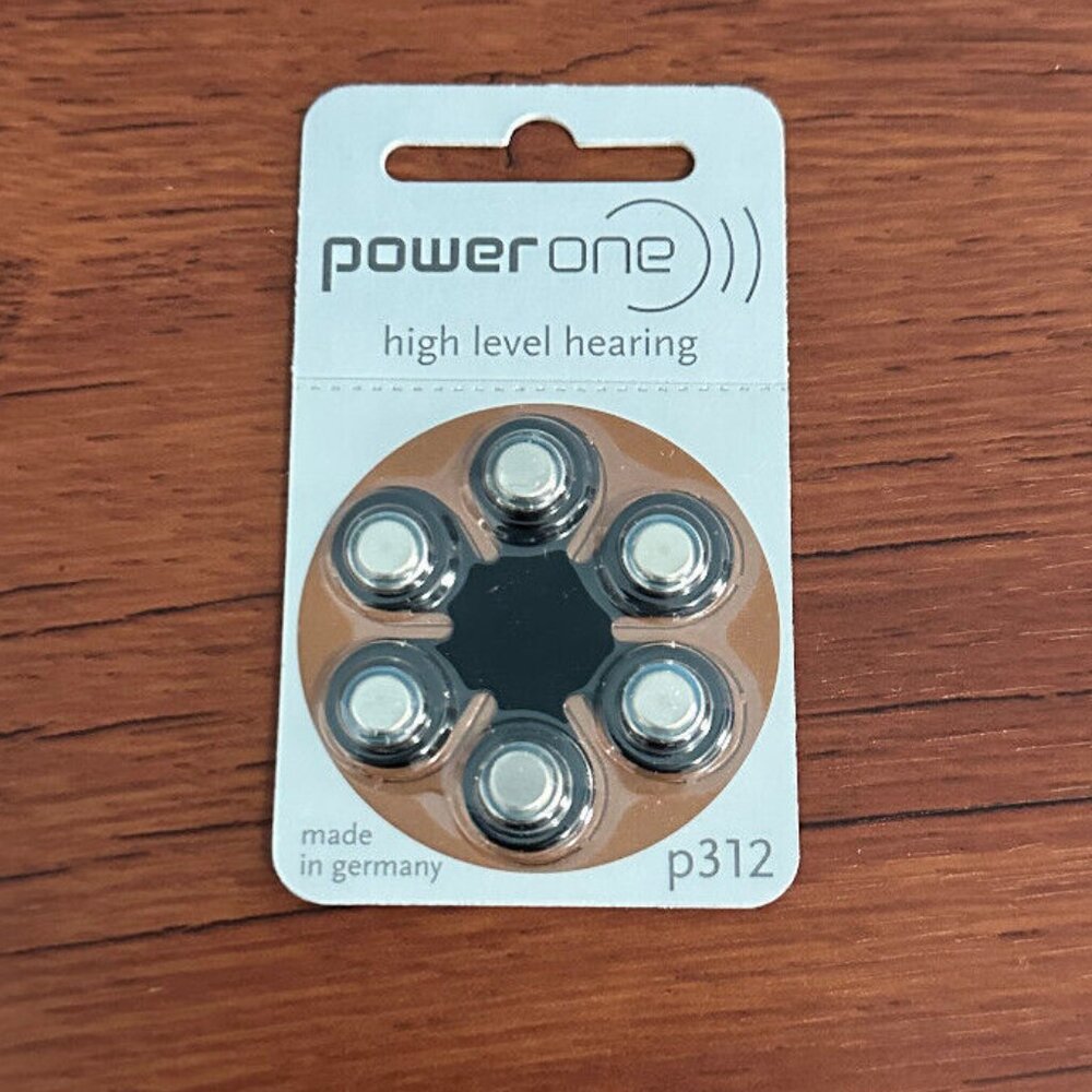 Powerone‎ p312 Wireless Approved High Level Hearing Aid Batteries Box Of 60